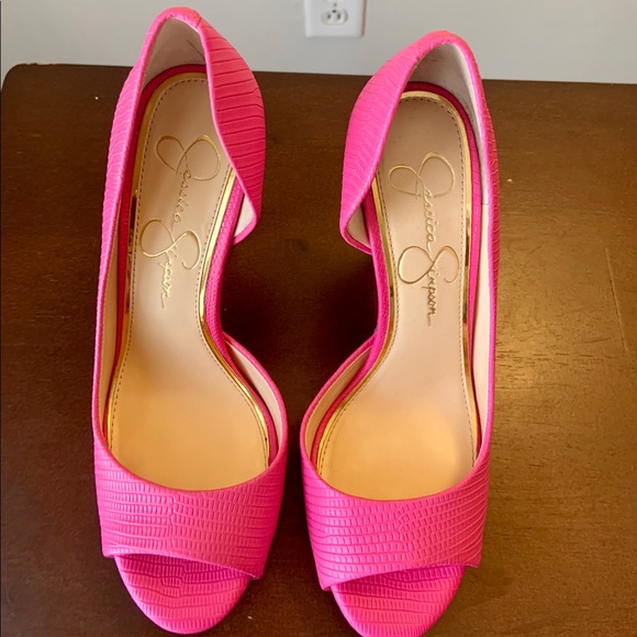 Jessica Simpson Snake Print Heels - Picture 3 of 4